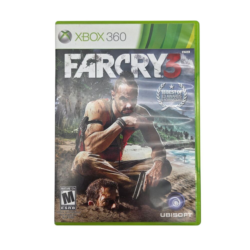 Far Cry 3 Microsoft Xbox 360 Complete In Box With Manual Action Shooter Game